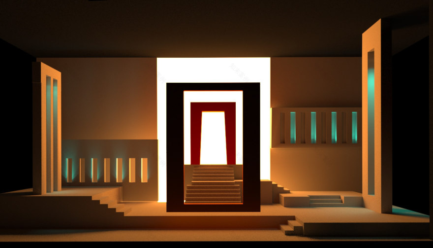 《阿肯那顿》歌剧舞台设计-6