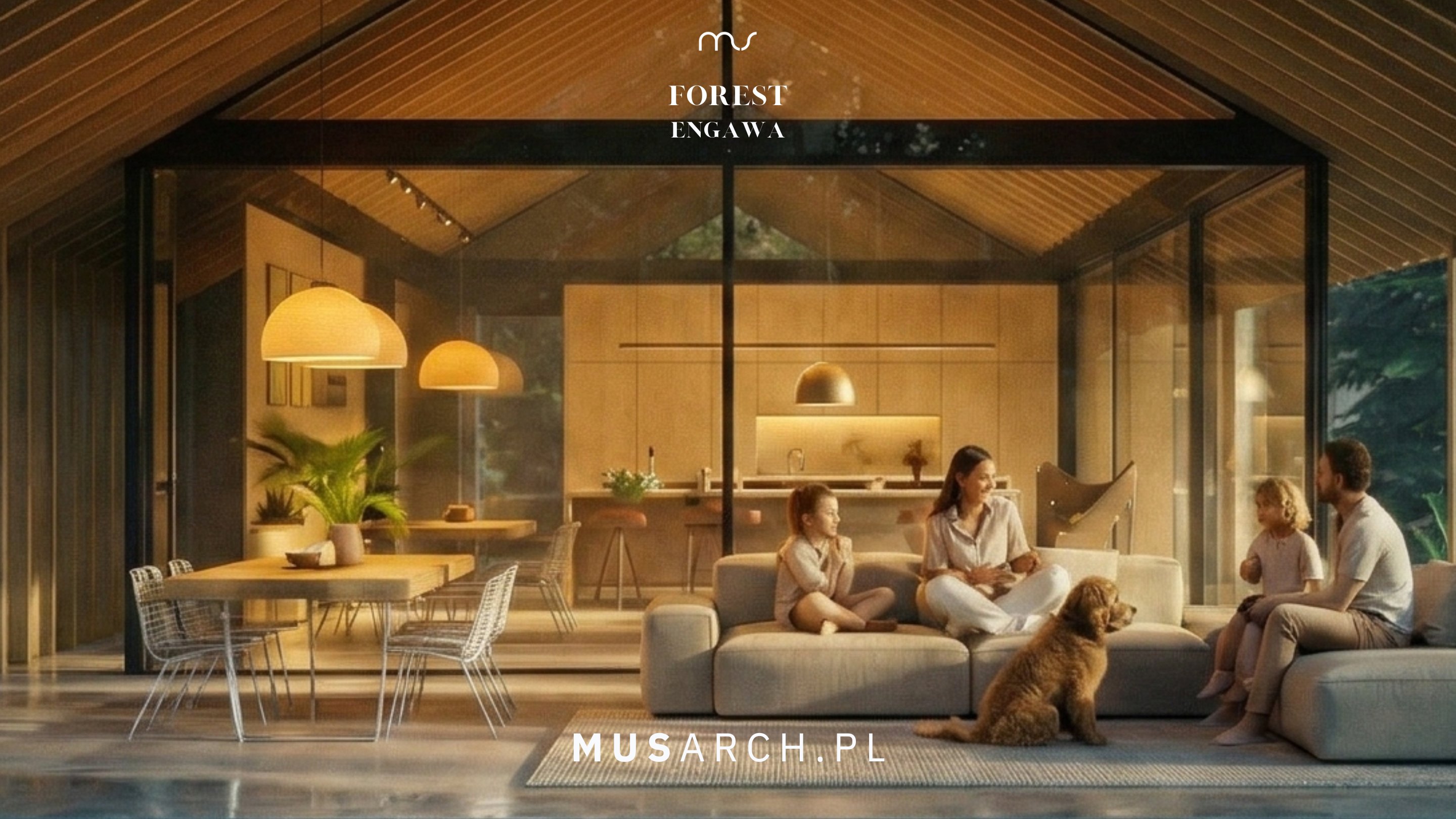 森林缘廊（注：Engawa是日语外来词，常见指房屋与庭院间的走廊，这里FOREST ENGAWA推测是指森林边缘类似廊状的区域，具体含义可能需结合更多语境判断 ） 丨波兰弗罗茨瓦夫丨MUS ARCHITECTS-37