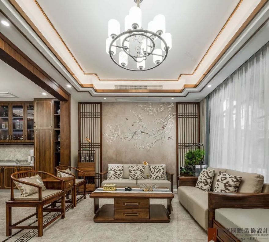 静雅新中式 · 风韵自清逸的现代家居设计丨中国武汉丨高度国际装饰设计集团武汉公司-6