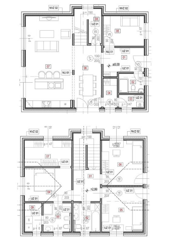 萨格勒布周边装配式房屋室内设计丨克罗地亚萨格勒布丨DOMUS plus d.o.o.-19
