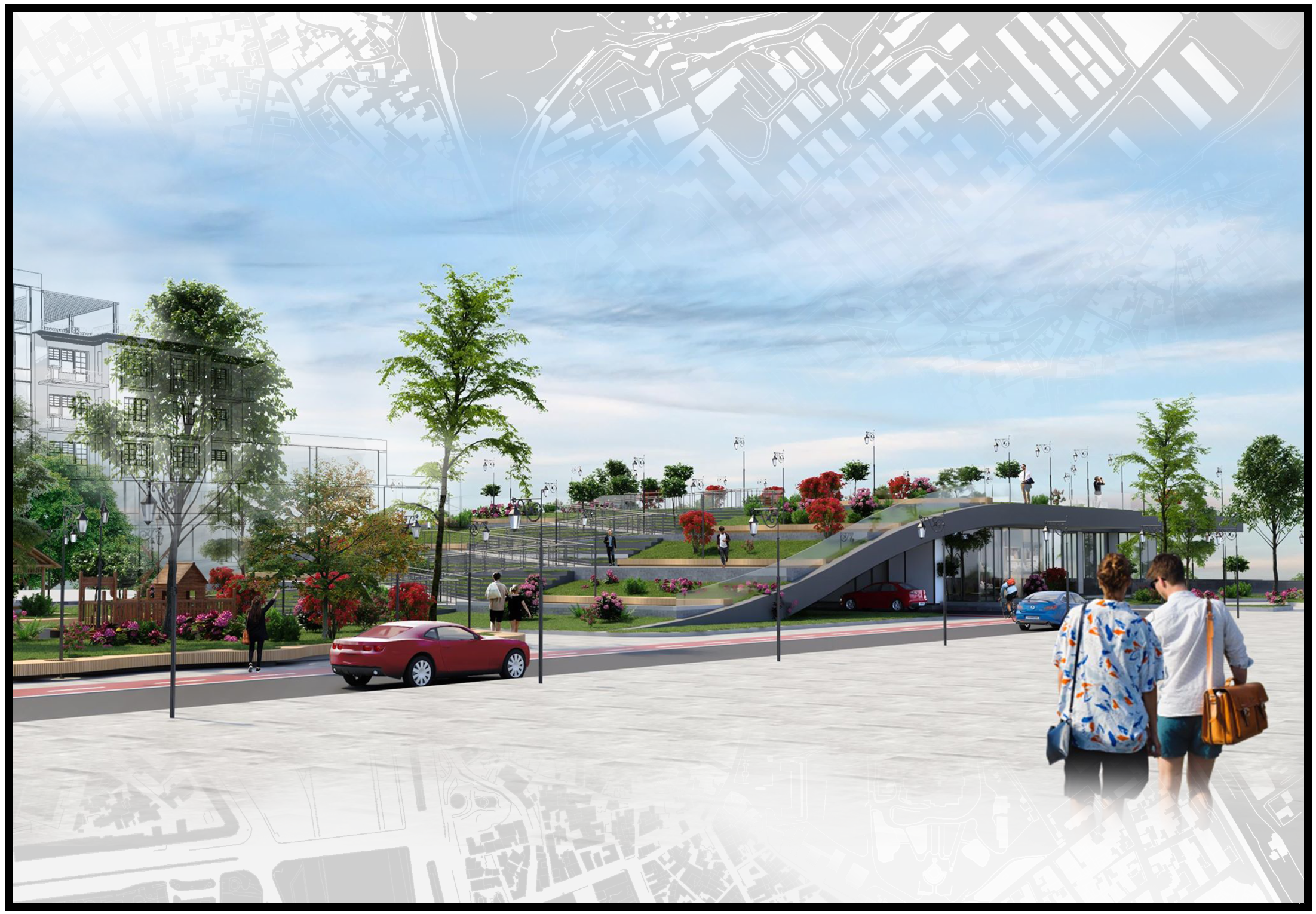 山地城市中的多功能综合体-11