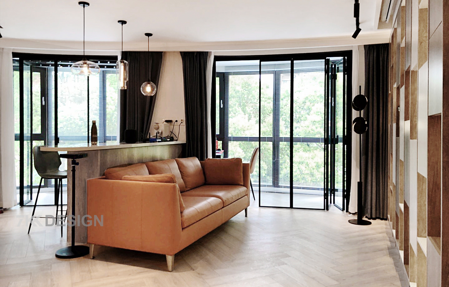 名门世家不规则户型改造 | 个性时尚的家居空间设计-5