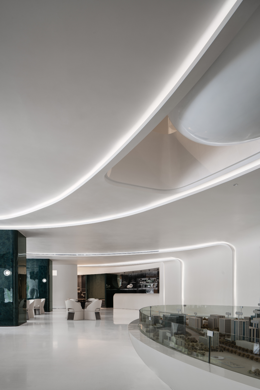 首发 x 水木言作品：贝壳涡轮·凝萃聚珍——深业中心售楼部设计-60