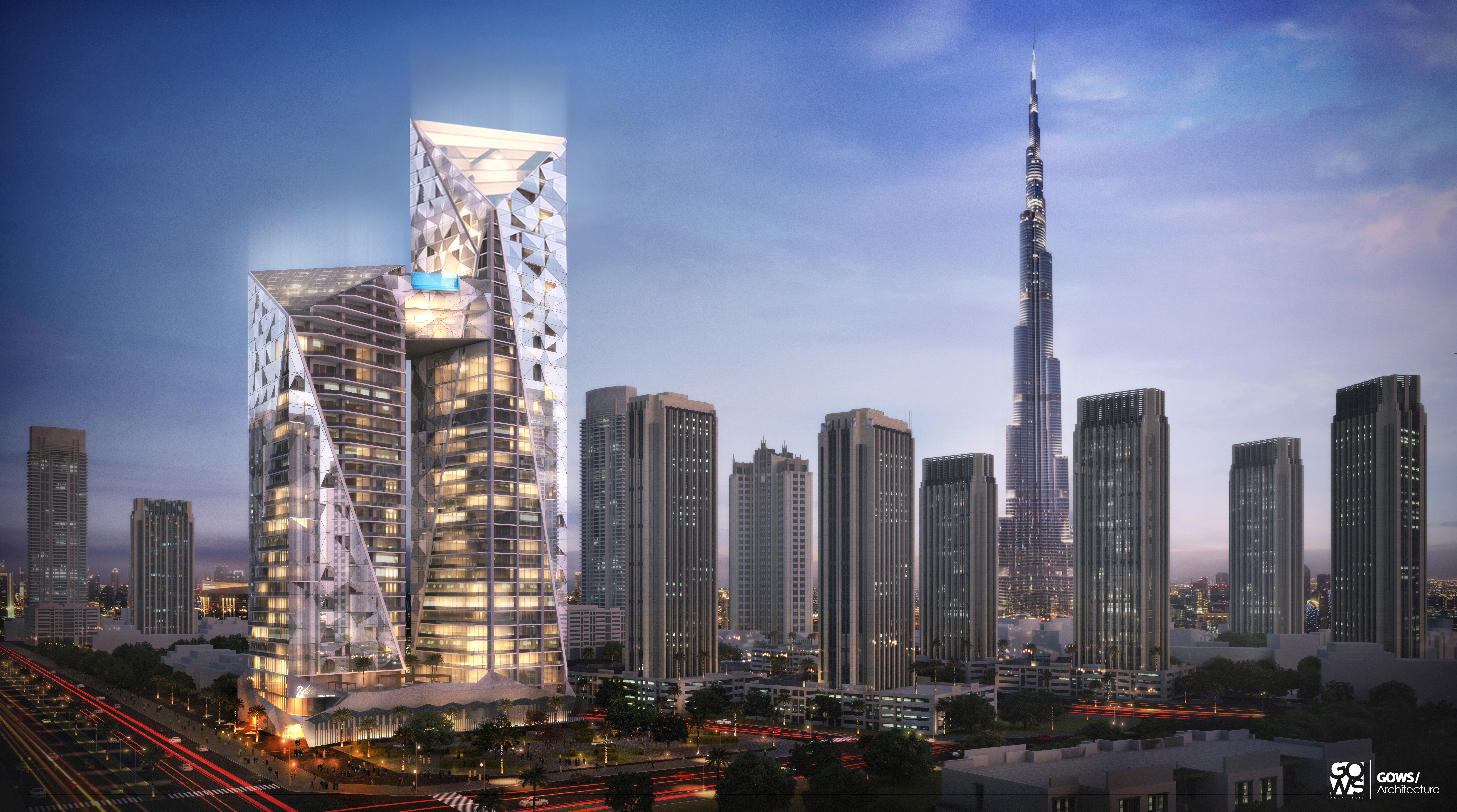 施华洛世奇塔楼丨阿联酋迪拜-6