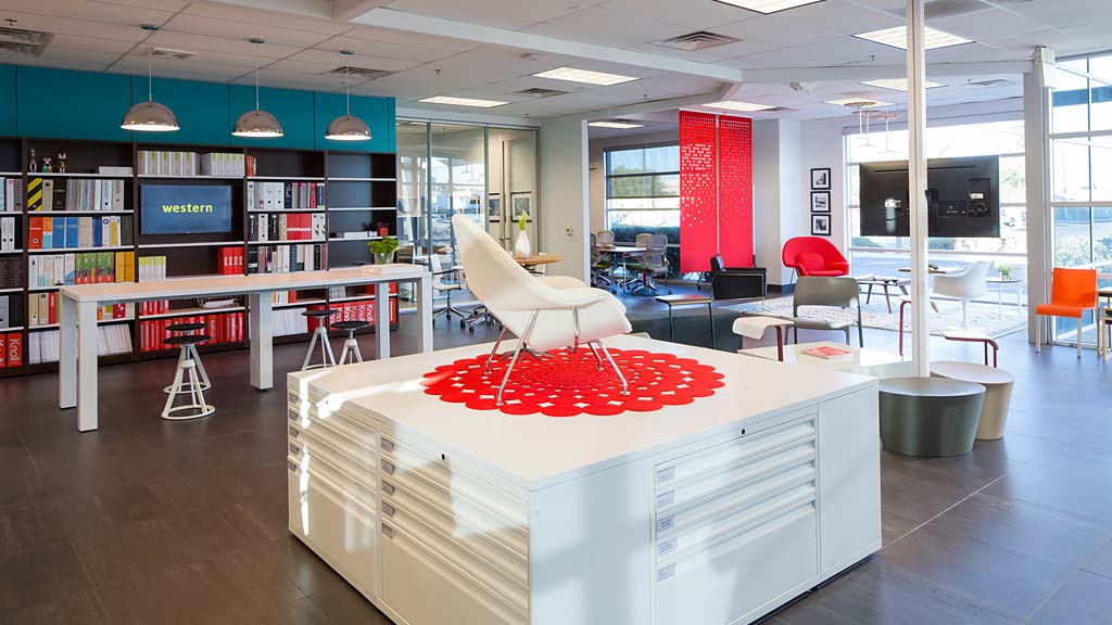 灵活多变的办公空间,展现现代风格与科技魅力-1