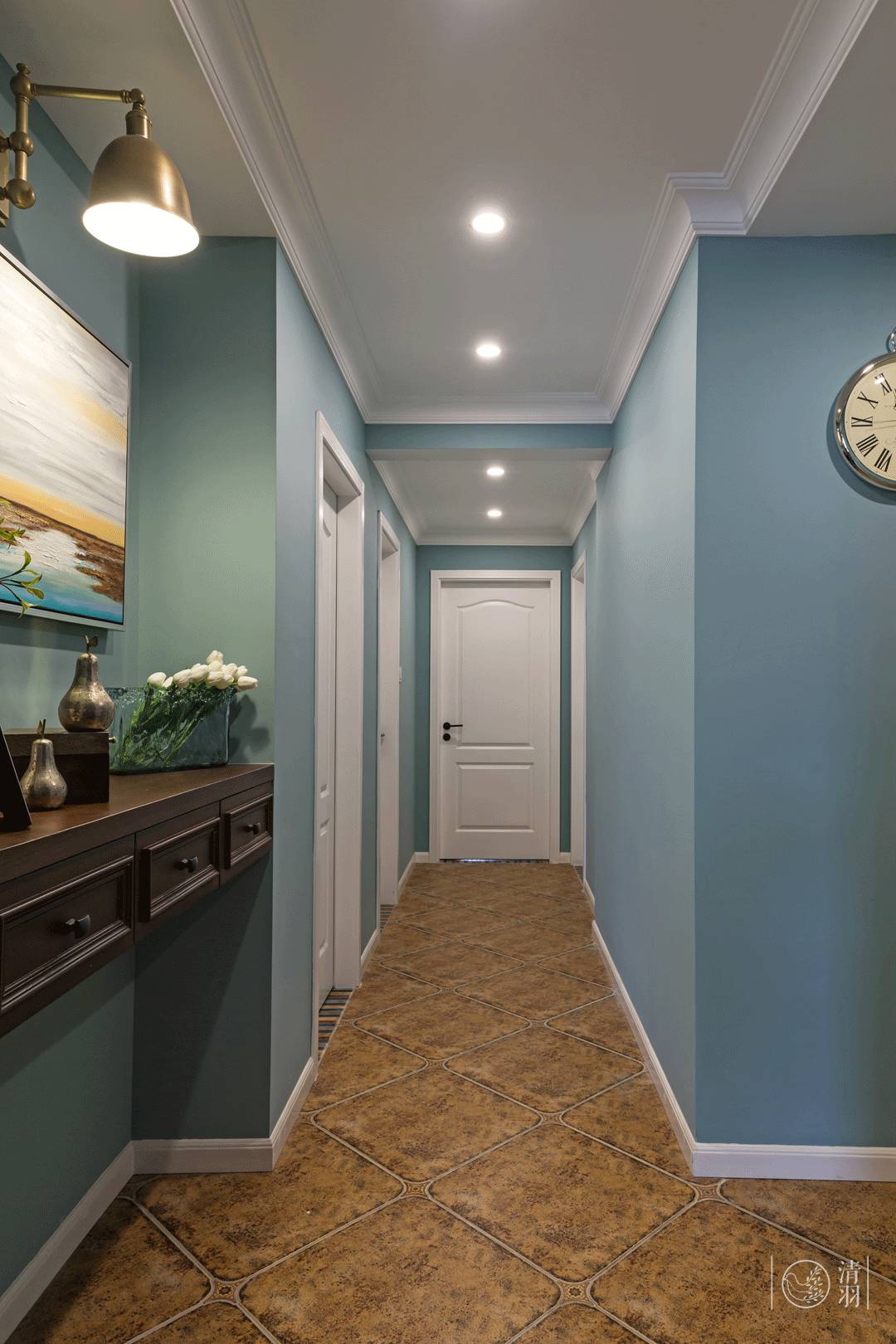 现代美式家居中的音乐时光-26