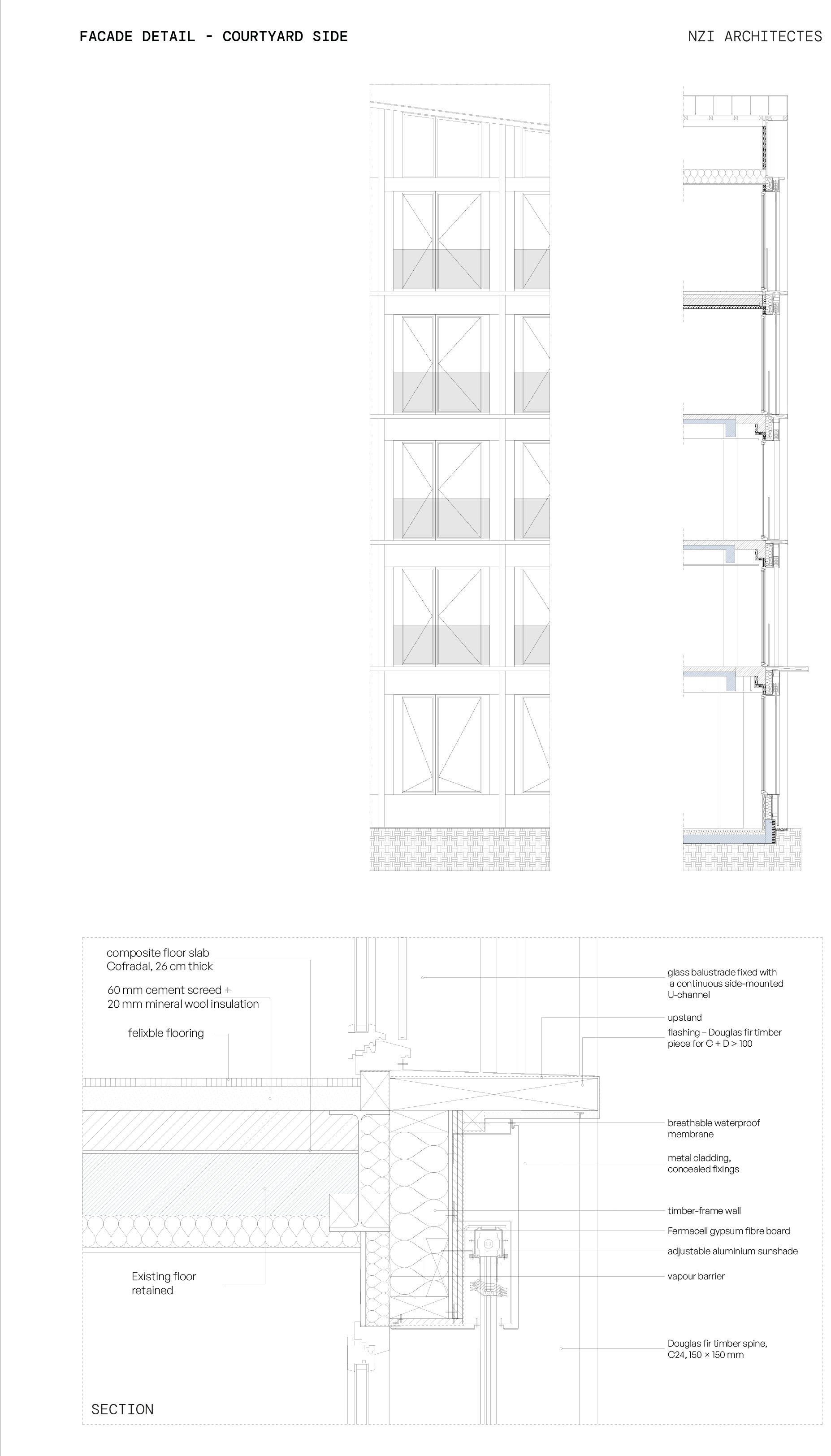 Parking Lot into Social Housing Residence丨NZI Architectes-61