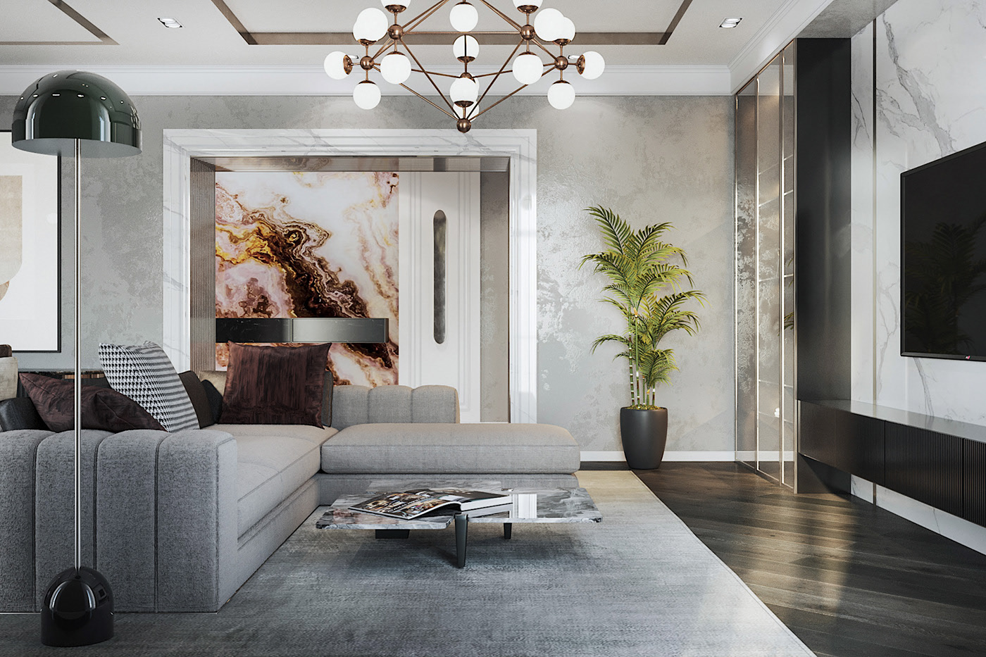 优雅、低奢融为一体的质感生活 - 极致现代                     -3