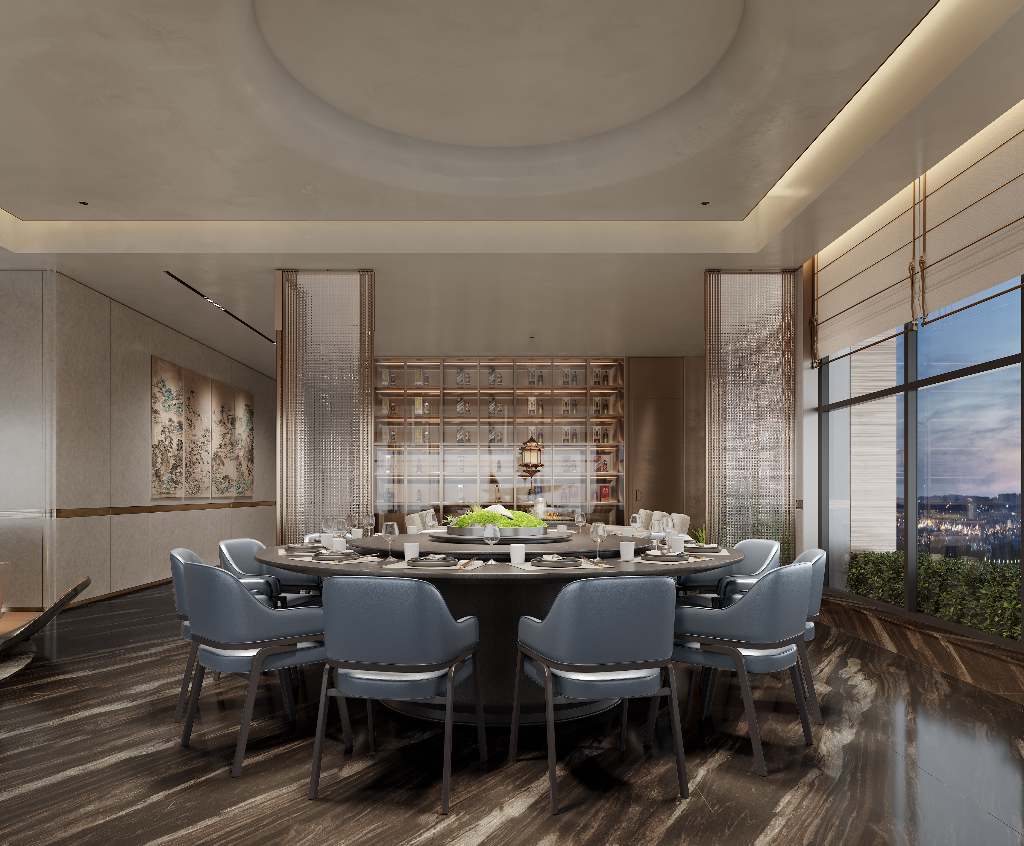 高端会所设计丨中国榆林丨郑合建筑设计咨询（西安）有限公司-12