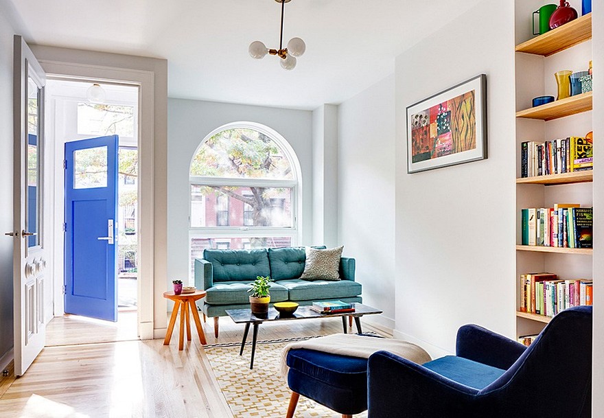 Revamped Narrow Brooklyn Row House Defined by Unique Details-0