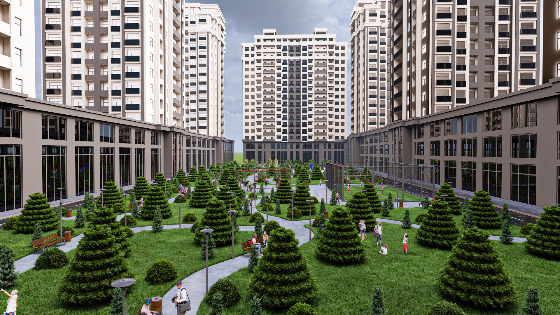 小区景观丨阿塞拜疆-12