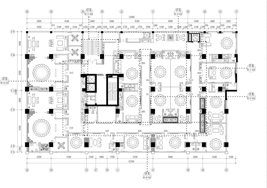 
阿森设计-紫檀食府 -19