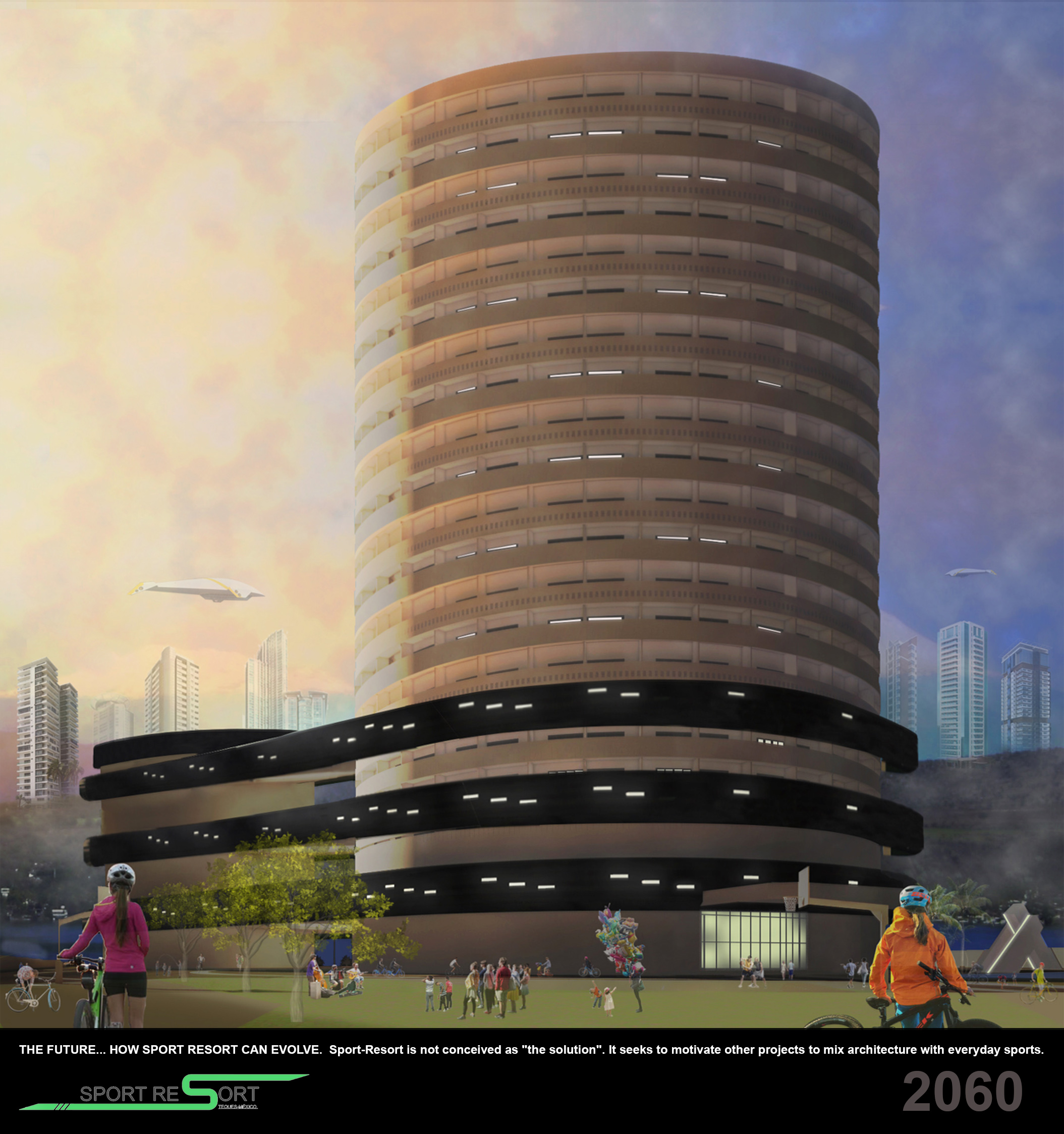 动感循环 | 墨西哥自行车度假胜地设计-45