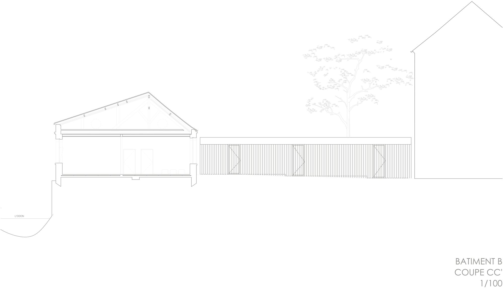 Rotation Workshops 多功能厅和协会大楼丨法国丨ACAU Architects-49
