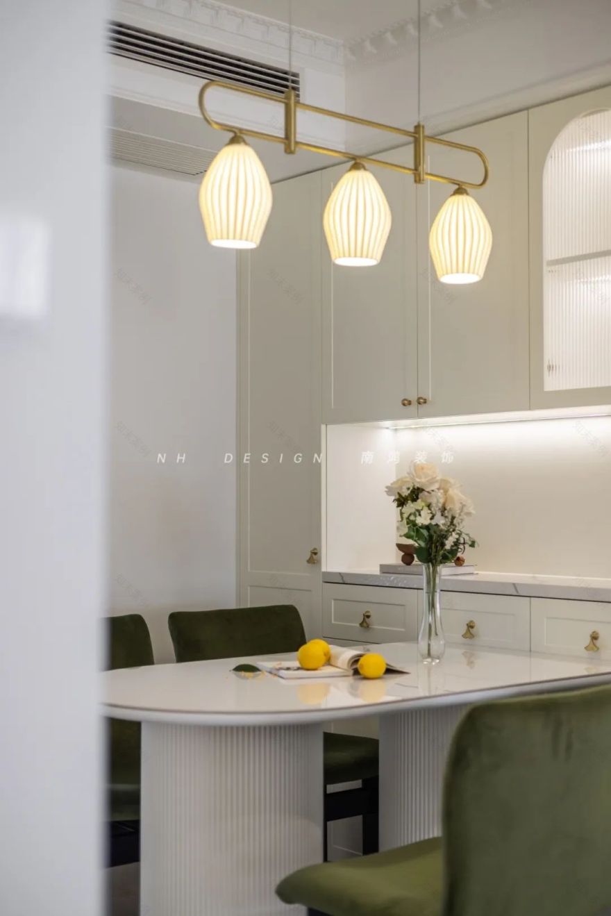 杭州府苑新村104㎡轻法式浪漫家居设计丨中国杭州丨浙江南鸿装饰-64