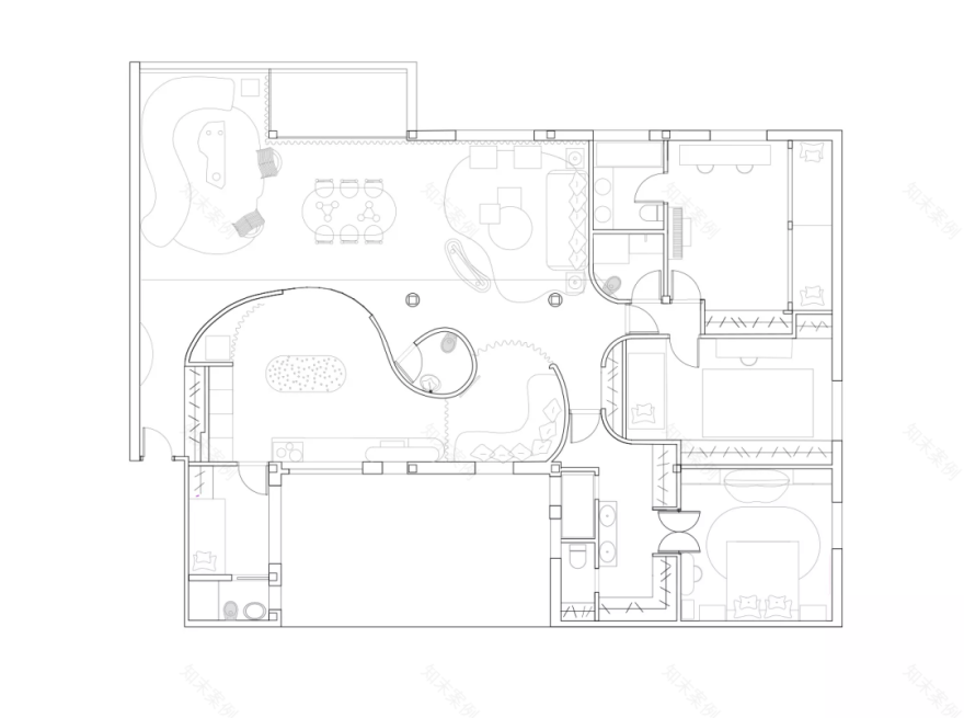 海浪之家 · Patricia Bustos 的多彩室内设计-31