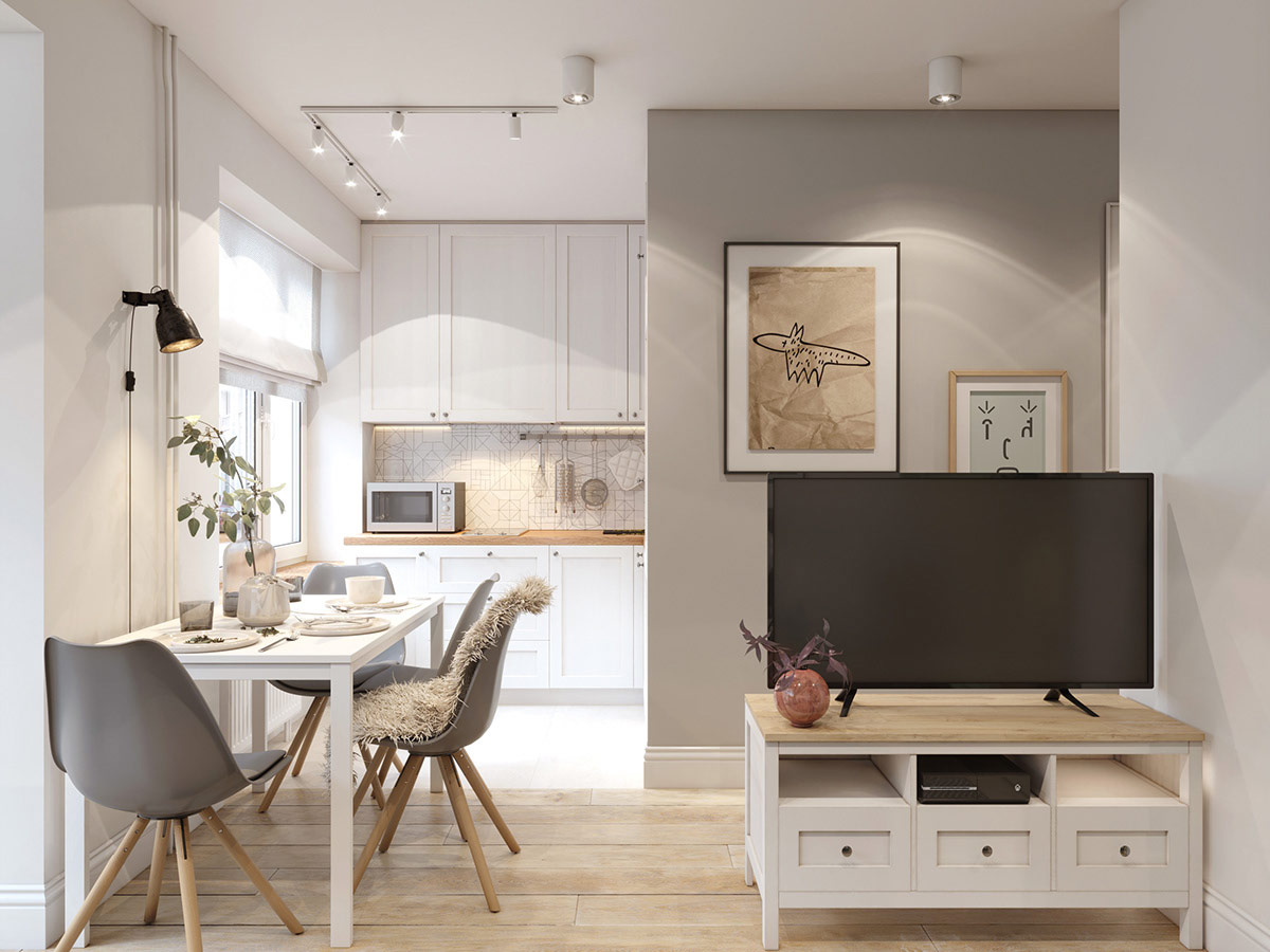 薄荷绿点亮北欧风 LPS 设计 studio 轻盈之作-3