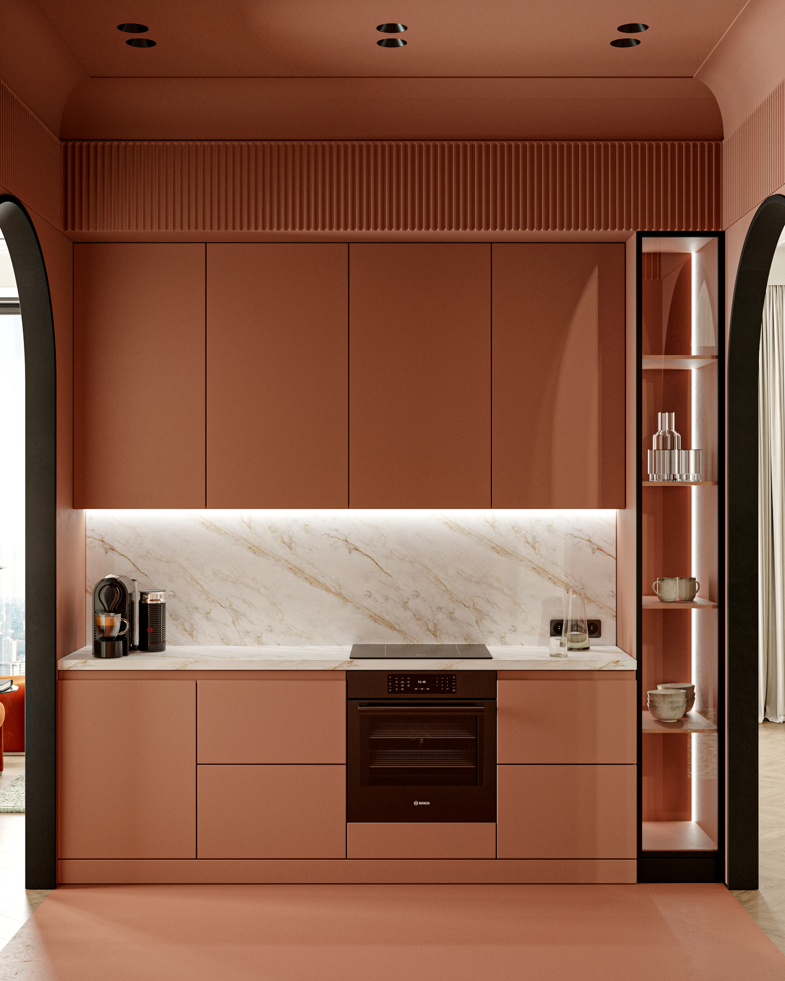 欧式二居室室内设计丨Attico Interiors-16