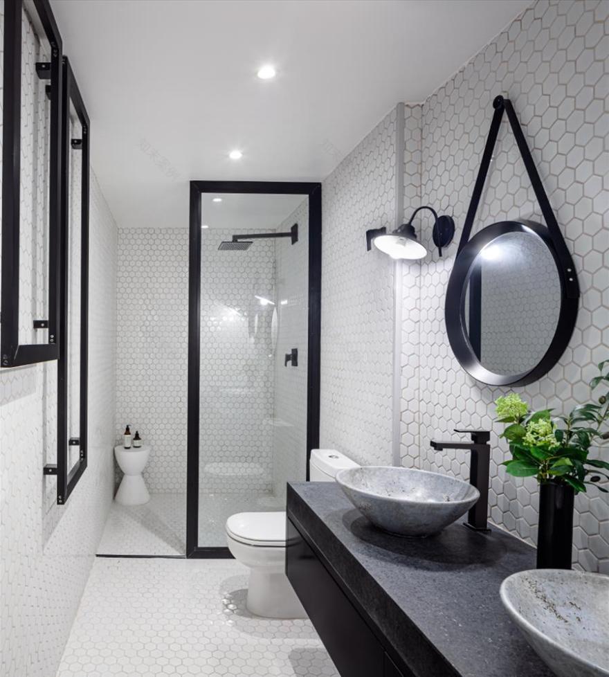 巴西里约热内卢几何美学公寓-10