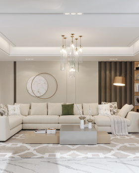 Living area - Villa in KSA 2022