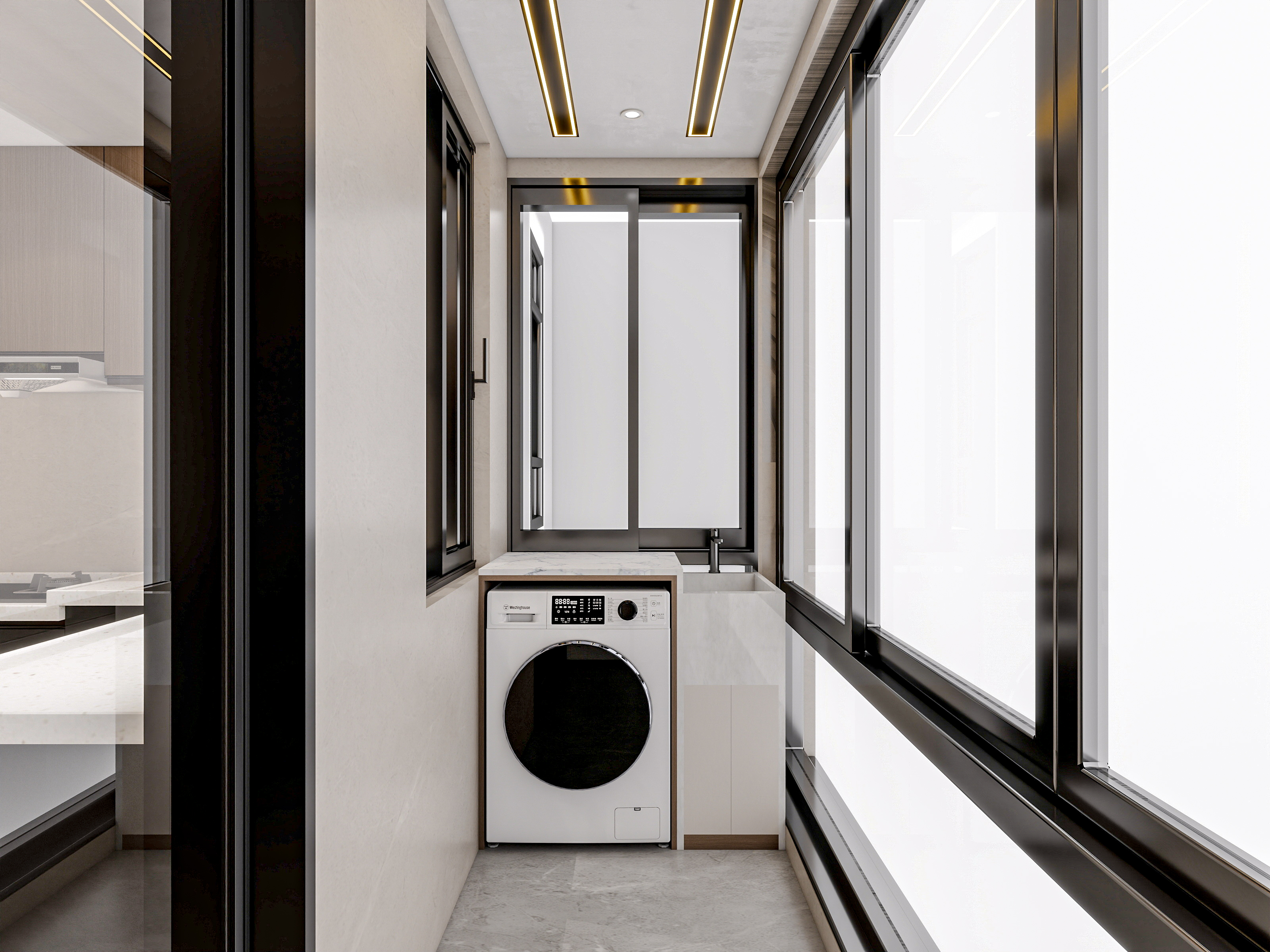 四川成都锦熙华庭鹭湾一号（138平方意式极简三居室）-52