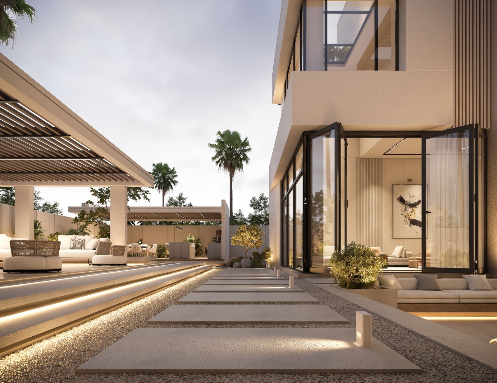 外部立面和后院设计丨沙特阿拉伯吉达-6