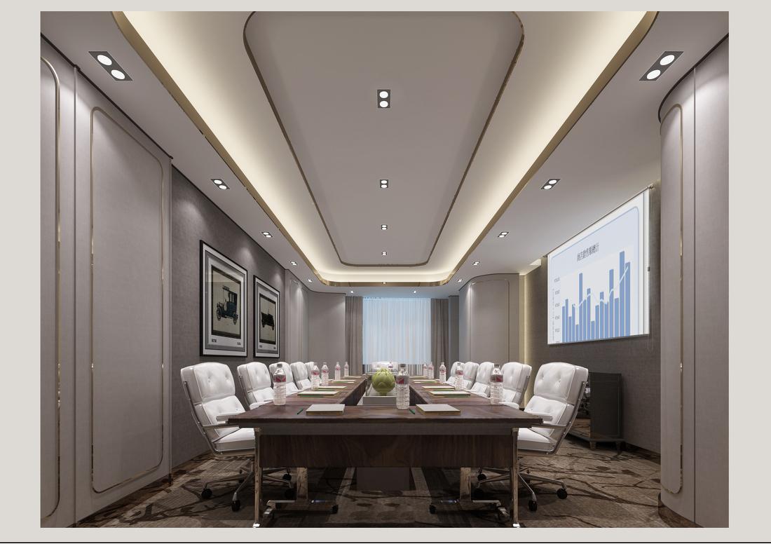 
办公空间，艺术会所，港派设计 -7