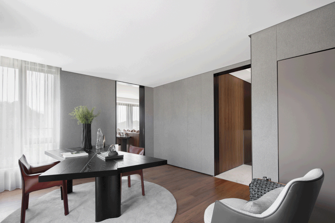 杭州半山林畔晓云山居极简禅意豪宅设计丨中国杭州-35