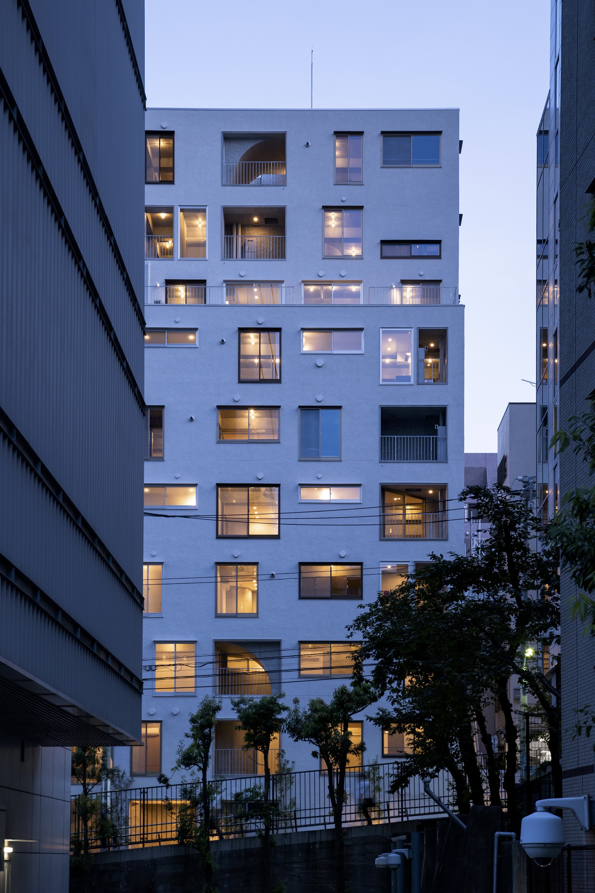 三日月坂公寓丨日本东京丨Hiroyuki Ito Architects-31