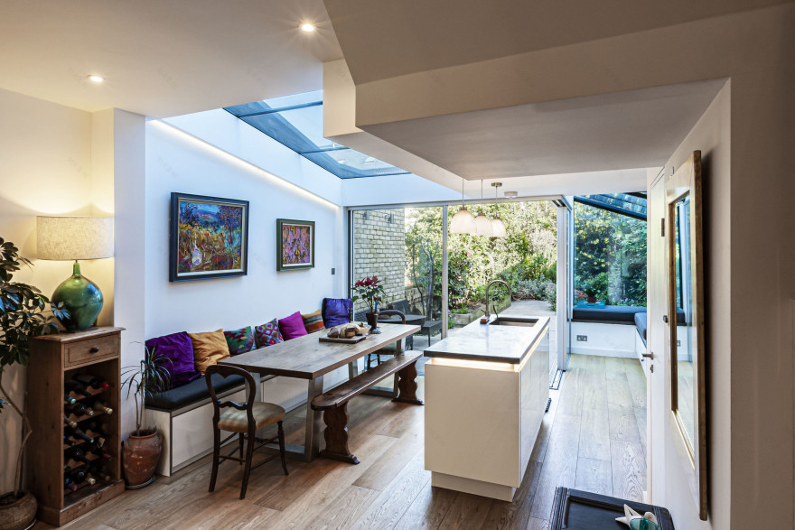伦敦爱德华式建筑的现代改造 | 灵动生活空间的典范-11