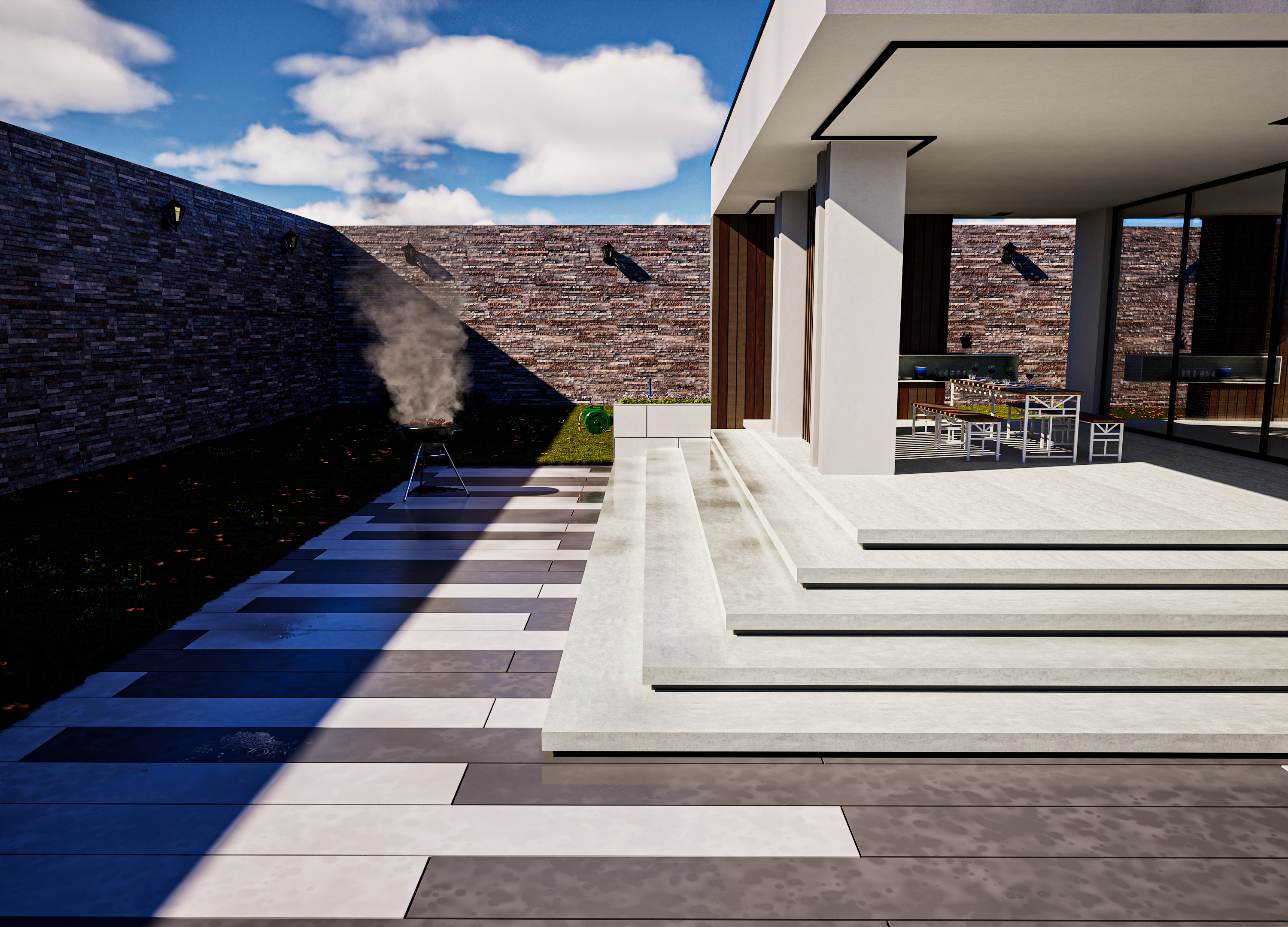 Modern Villa – Exterior & Landscape Visualization-20