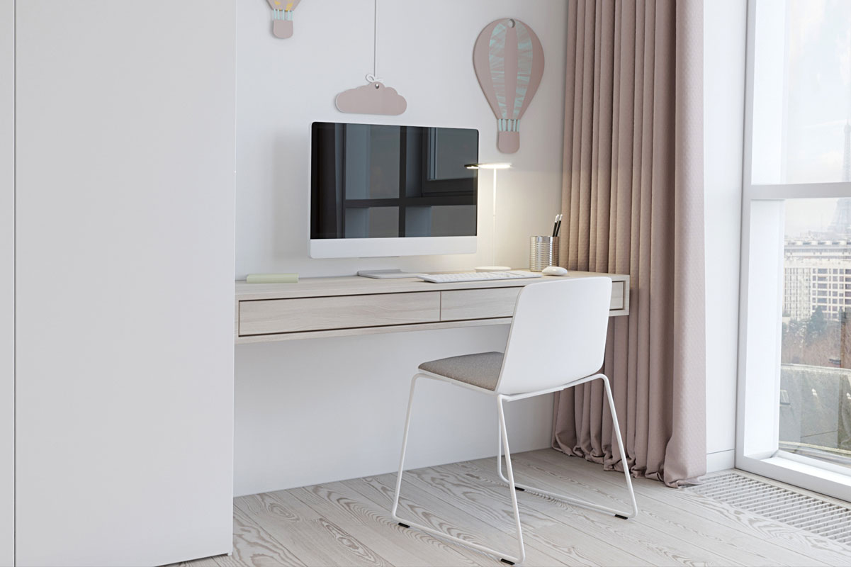 灰与橙的和谐演绎·国外简约主义住宅  Zooi Design-23