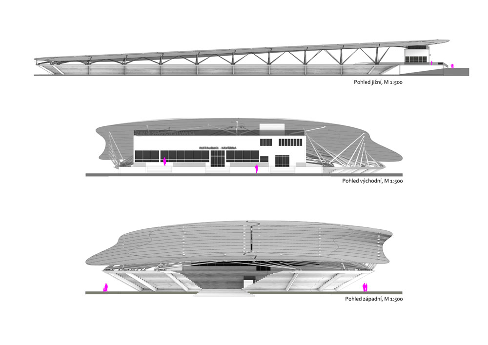 Zastřešení zimního stadionu, ostrov Štvanice | Klára Švecová-24