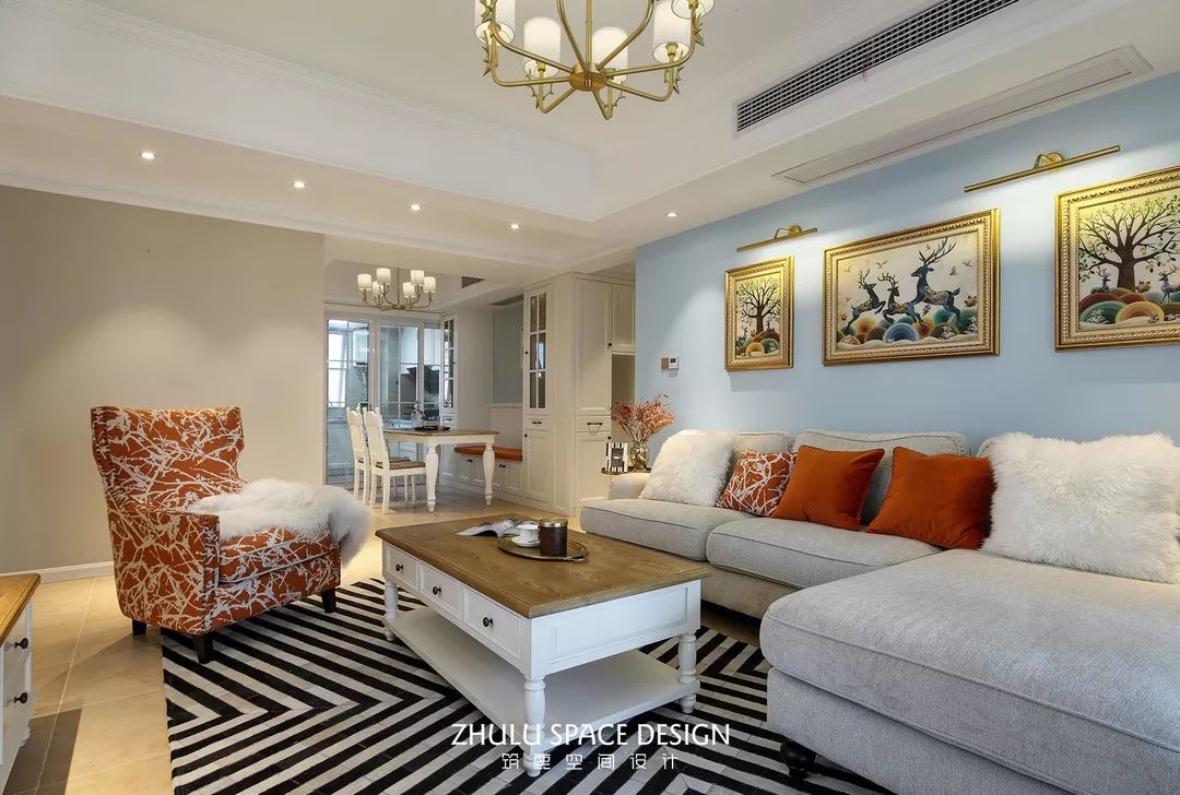 简美混搭风,缔造浪漫温馨家居空间-24