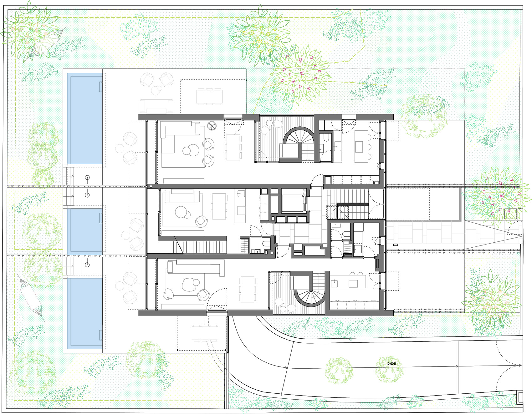 Paral·lel 公寓大楼丨西班牙巴塞罗那丨OHLAB-53