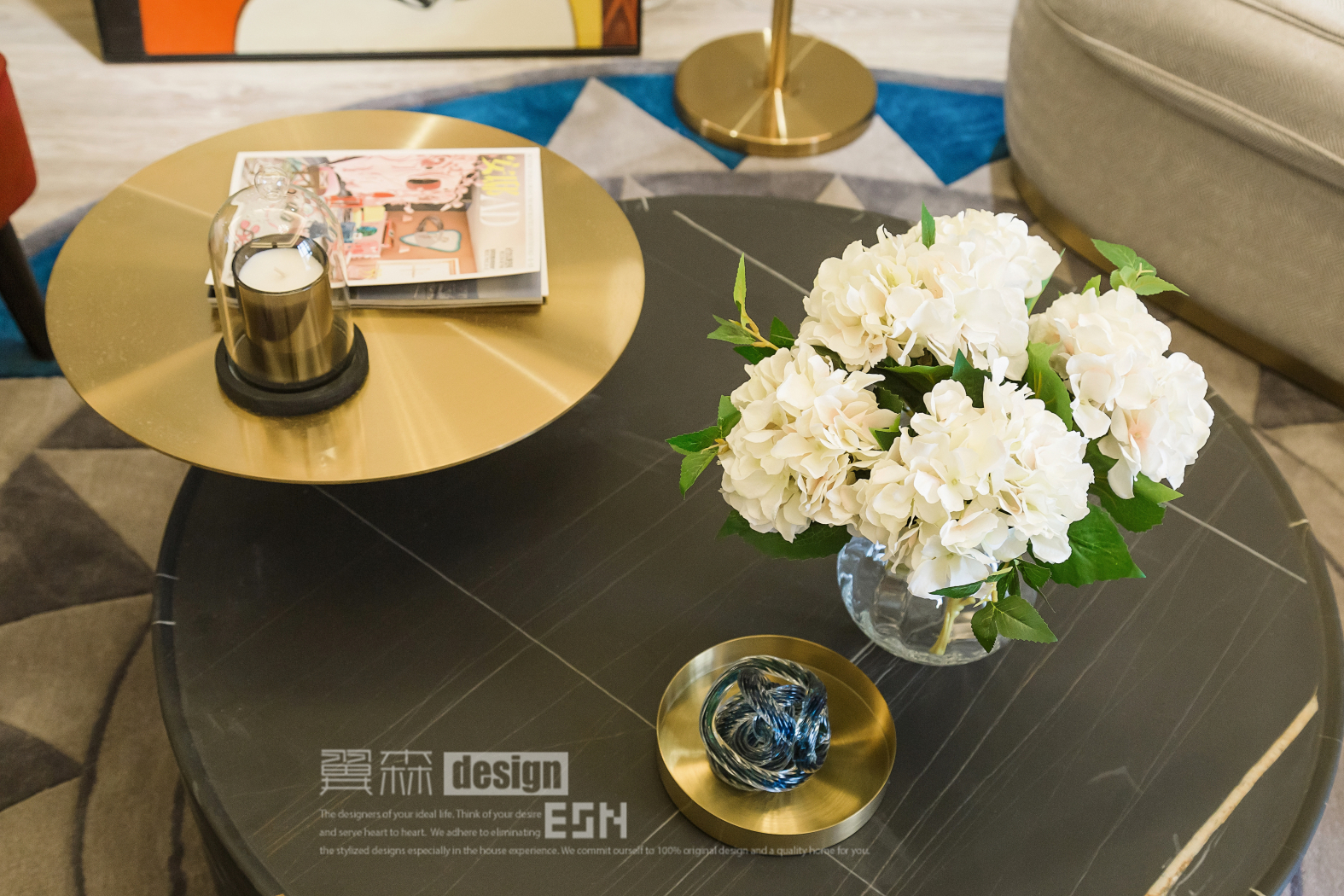 精装房逆袭,浪漫轻奢空间的软装魔法-24