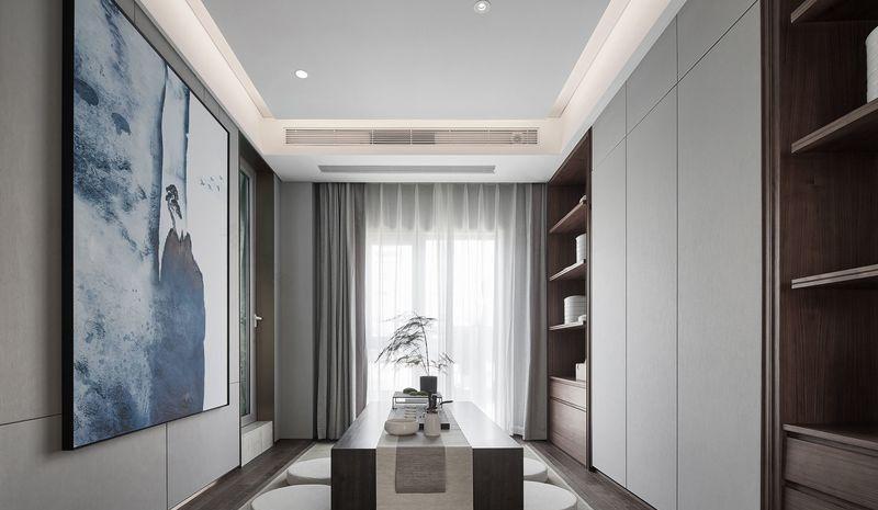 郑州永威上和郡叠层样板房——现代简约自然品味空间-28