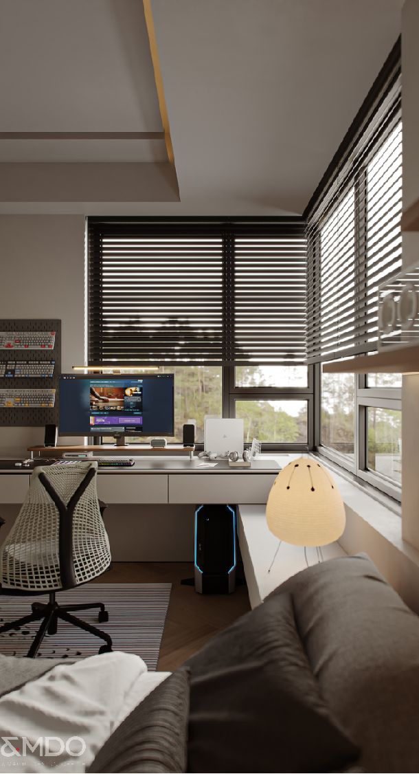 奶油原木慢生活·云逸娱乐室设计丨W&MDO-63