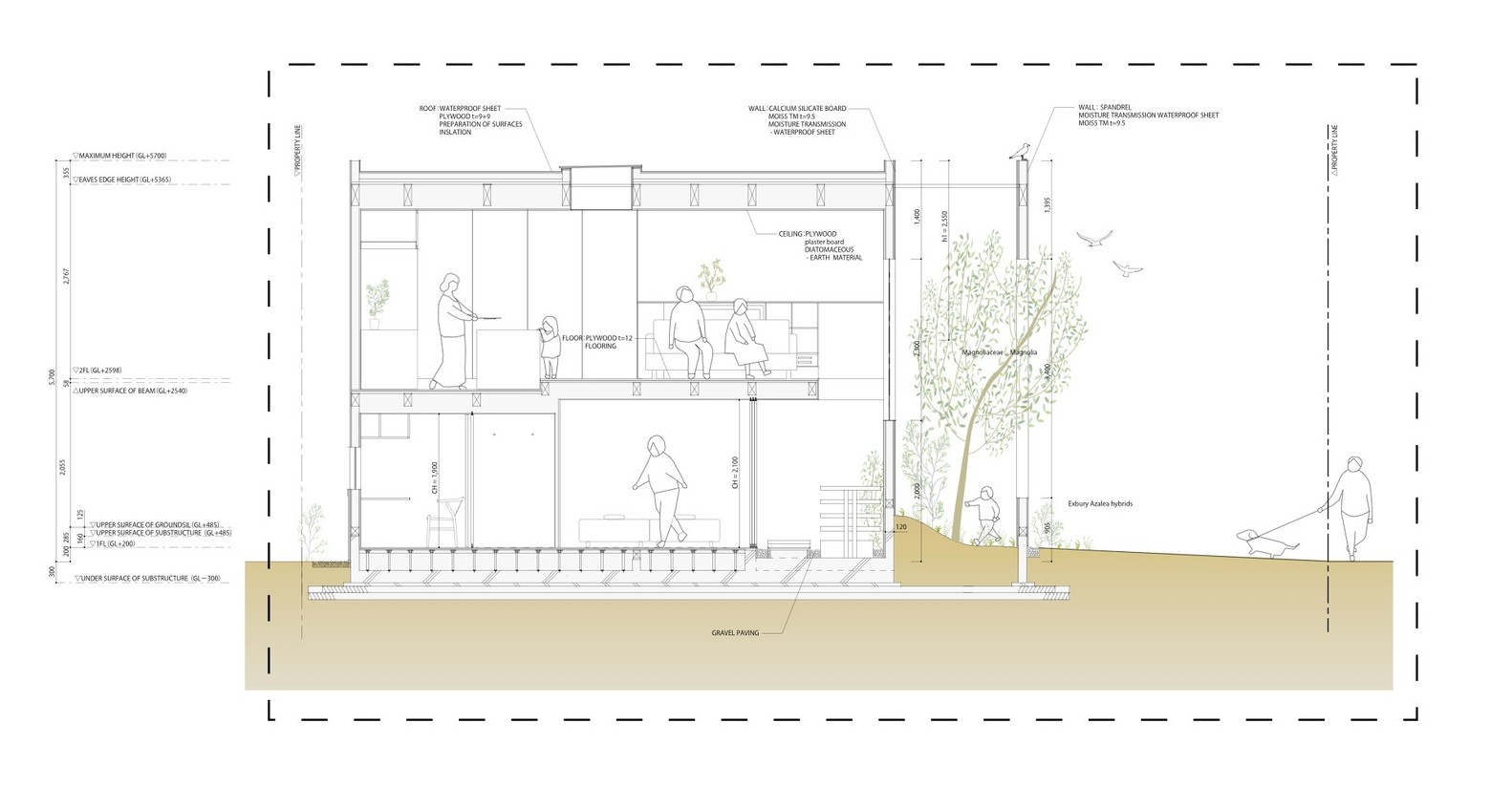 日本广岛 7x7 米住宅，UID Architects 打造一体化空间-28