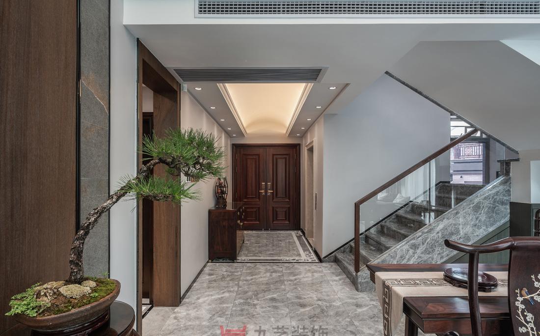 九艺装饰丨别墅丨【优雅中式】东方极境-17