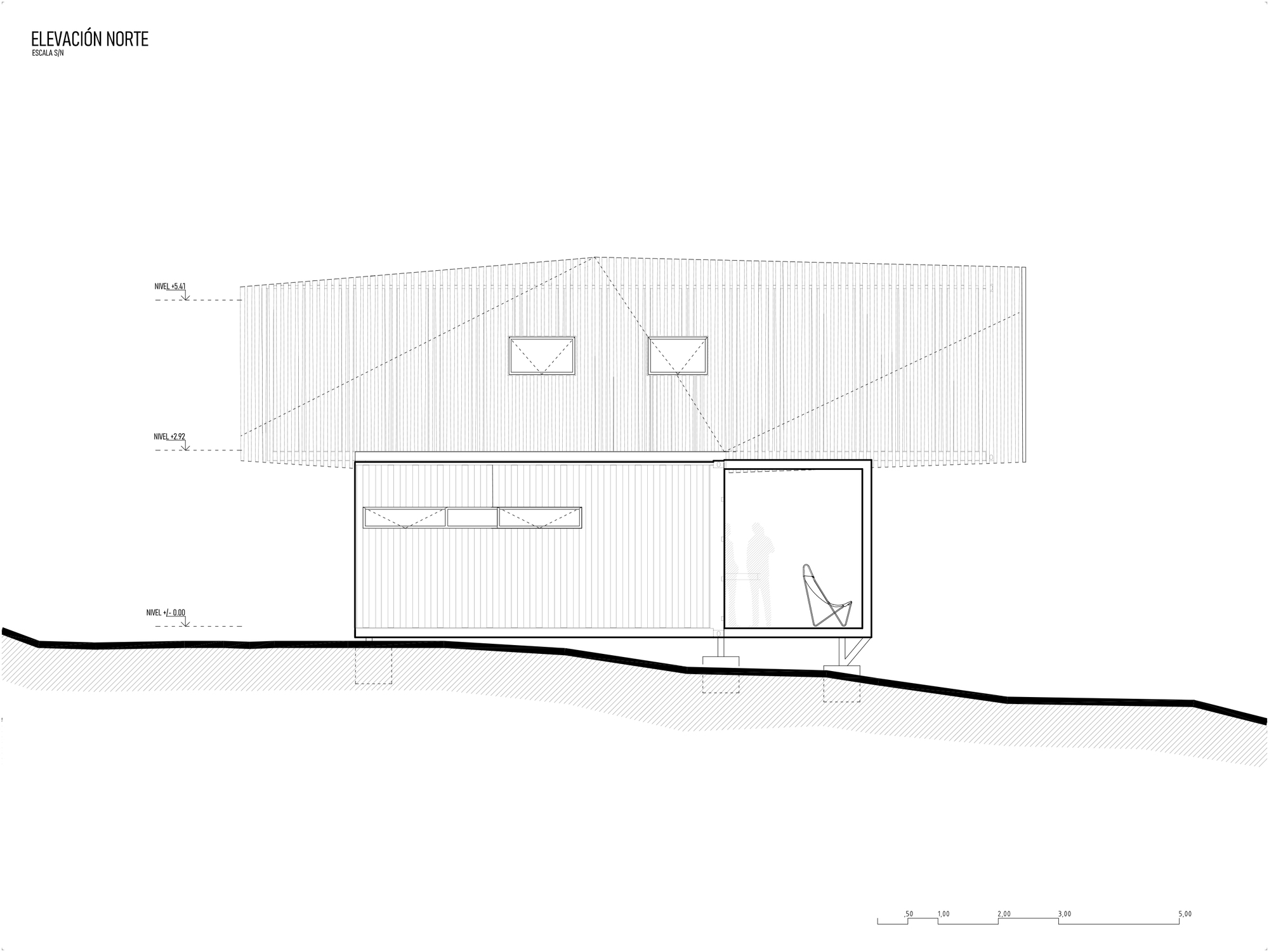 阿根廷 Quilimarí 山丘上的集装箱别墅 Casa P406丨Orfali & Ehrenfeld-25