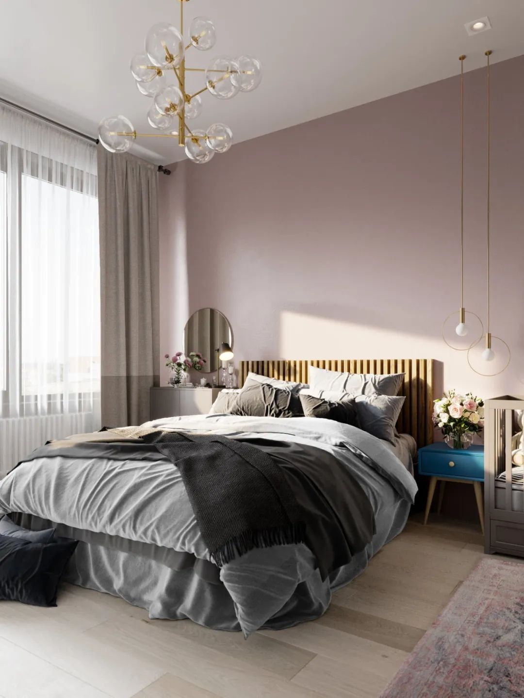 42㎡小宅变身多功能温馨空间丨Yana Grosheva-11