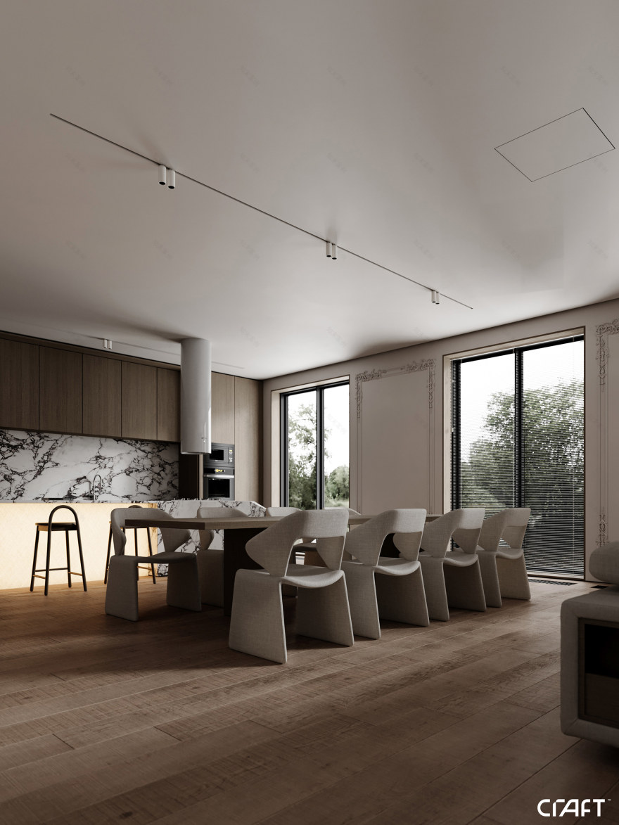 客厅与餐厅设计丨United Arab EmiratesAbu Dhabi-8