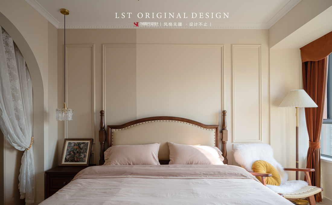 斑斓时光复古客厅设计-27