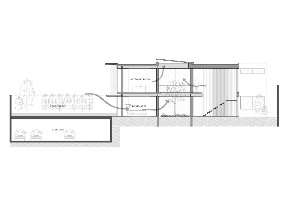 马尼拉特新房子 (2020) | 室内外融合的城市别墅-49