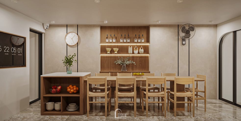 50m² 5 层Japandi风格联排别墅设计丨越南河内-14