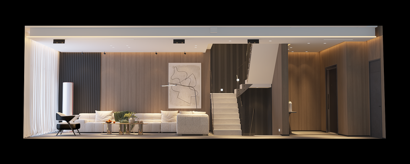 湛江市玥胧湖度假区别墅室内设计-8