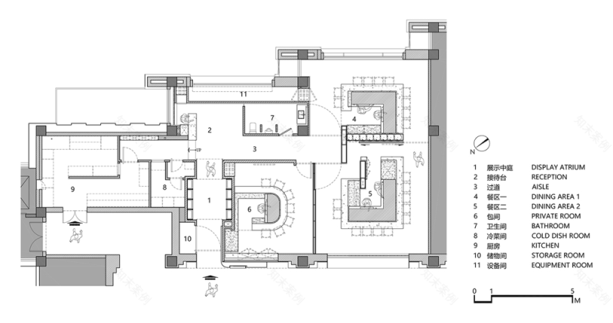 暗黑系餐厅,就是如此酷炫高级!——南京龍·铁板烧餐厅 | 壹舍方磊新作-76