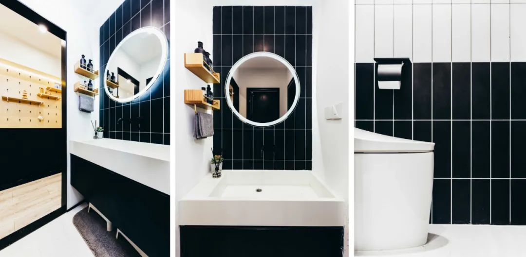 北京 65 平米半地下室住宅改造 | 折叠空间与功能的完美融合-54