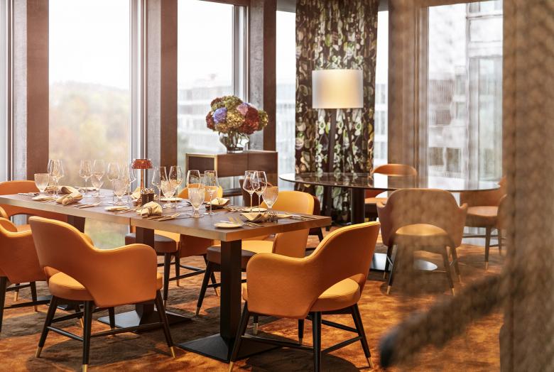 lightsphere GmbH丨Sablier Rooftop Restaurant丨瑞士-4